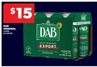 Real Canadian Liquorstore DAB Original Lager offer