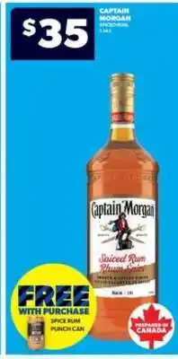 Real Canadian Liquorstore Captain Morgan Spiced Rum offer