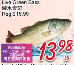 Foody Mart Live Green Bass offer