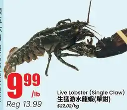 Btrust Supermarket Live Lobster (Single Claw) offer