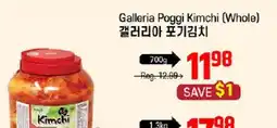 Galleria Supermarket Galleria Poggi Kimchi (Whole) offer