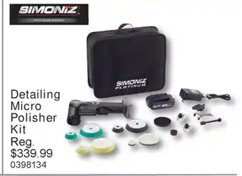 PartSource Simoniz Micro Polisher Kit offer