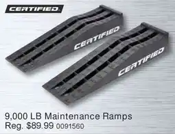 PartSource CERTIFIED LB Maintenance Ramps offer