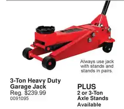 PartSource 3-Ton Heavy Duty Garage Jack offer