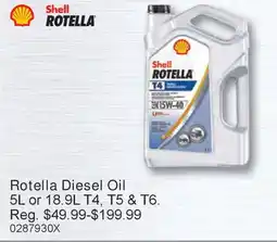PartSource Shell ROTELLA Diesel Oil offer