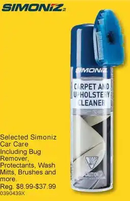 PartSource Selected Simoniz Car Care offer