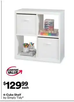 Michaels 4-Cube Shelf by Simply Tidy offer