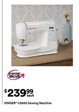Michaels SINGER C5650 Sewing Machine offer