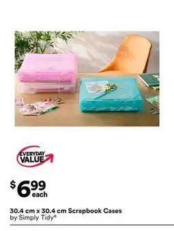 Michaels 30.4 cm x 30.4 cm Scrapbook Cases by Simply Tidy offer