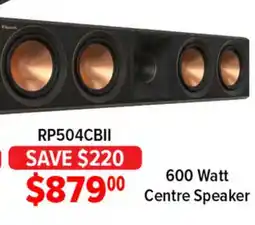 2001 Audio Video Klipsch RP504CBII Centre Speaker offer