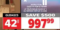 2001 Audio Video LG OLED42C5 4K OLED Evo AI Smart TV 2025 42 offer