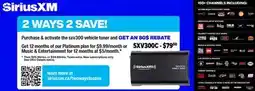 2001 Audio Video SXV300C SIRIUSXM VEHICLE CONNECT TUNER offer