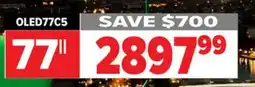 2001 Audio Video LG OLED77C5 4K OLED Evo AI Smart TV 2025 77 offer