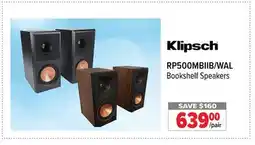 2001 Audio Video RP500MBIIB Klipsch / WAL Bookshelf Speakers/pair offer