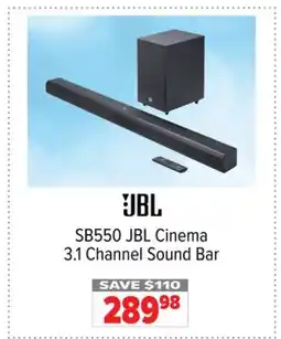 2001 Audio Video SB550 JBL Cinema 3.1 Channel Sound Bar offer