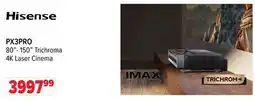 2001 Audio Video Hisense PX3PRO 80-150 Trichroma 4K Laser Cinema offer