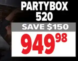 2001 Audio Video JBL PARTYBOX 520 offer