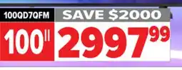 2001 Audio Video Hisense QD7QFM Mini-LED TV 100 offer