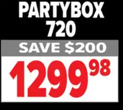 2001 Audio Video JBL PARTYBOX720AM - PARTY BOX BT AUDIO SYSTEM offer