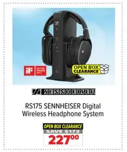 2001 Audio Video RS175 SENNHEISER Digital Wireless Headphone System offer