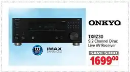 2001 Audio Video ONKYO TXRZ30 9.2 Channel Dirac Live AV Receiver offer