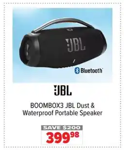 2001 Audio Video JBL BOOMBOX3 JBL Dust & Waterproof portable Speaker offer