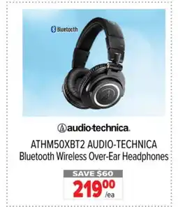 2001 Audio Video ATHM50XBT2 AUDIO-TECHNICA Bluetooth Wireless Over-Ear Headphones offer