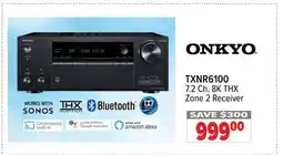 2001 Audio Video ONKYO TXNR6100 7.2 Ch. 8K THX Zone 2 Receiver offer