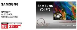 2001 Audio Video QN98Q7F SAMSUNG QLED Q HDR 1500 Quantum Dot 98 offer