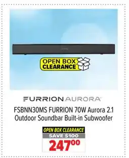 2001 Audio Video FSBNN30MS FURRION 70W Aurora 2.1 Outdoor Soundbar Built-in Subwoofer offer