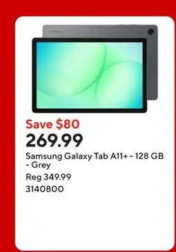 Staples Samsung Galaxy Tab A11+ - 128 GB - Grey offer