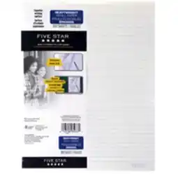 Staples Five Star Heavyweight Refill Paper, 200 Sheets offer