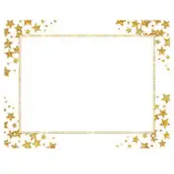 Staples Geographics Gold Star Certificates - Gold Foil - 8.5 x offer