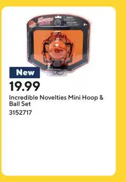 Staples Incredible Novelties Mini Hoop & Ball Set offer