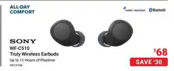 Visions Electronics Sony WF-C510 Truly Wireless Earbuds offer