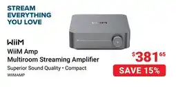 Visions Electronics WiiM Amp Multiroom Streaming Amplifier offer