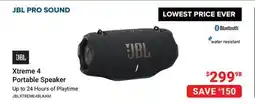 Visions Electronics JBL Xtreme 4 Portable Speaker offer