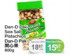 T&T Supermarket DAN-D PAK SEA SALT PISTACHIOS offer