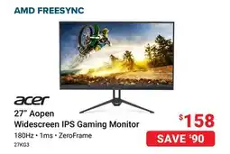 Visions Electronics Acer 27 Aopen Widescreen IPS Gaming Monitor offer
