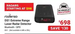 Visions Electronics Radenso DS1 Extreme Range Laser Radar Detector offer