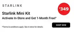 Visions Electronics Starlink Mini Kit offer