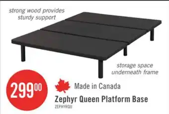 The Brick Zephyr Queen Platform Base offer