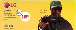 The Brick LG xboom Grab Core by will.i.am IP67 Water Resistant Portable Speaker (GRAB.ACANLBK) offer