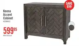 The Brick Keena 40 Solid Wood Accent Cabinet - Grey offer