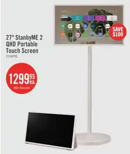 The Brick LG 27 StanbyME 2 QHD Portable Touch Screen offer