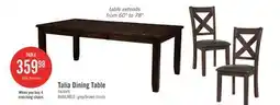 The Brick Talia Dining Table with 60-78W Extension - Brown offer