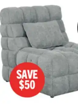 The Brick Wave 34.65 Accent Chair with Massage - Grey offer
