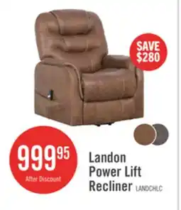 The Brick Landon Power Lift Recliner offer