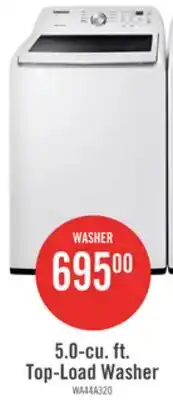 The Brick Samsung 5.1 Cu. Ft. Top-Load Washer - White - WA44A3205AW/A4 offer