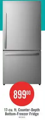 The Brick Hisense 31 17 Cu. Ft. Bottom-Mount Refrigerator - Titanium - RB17A2CSE offer
